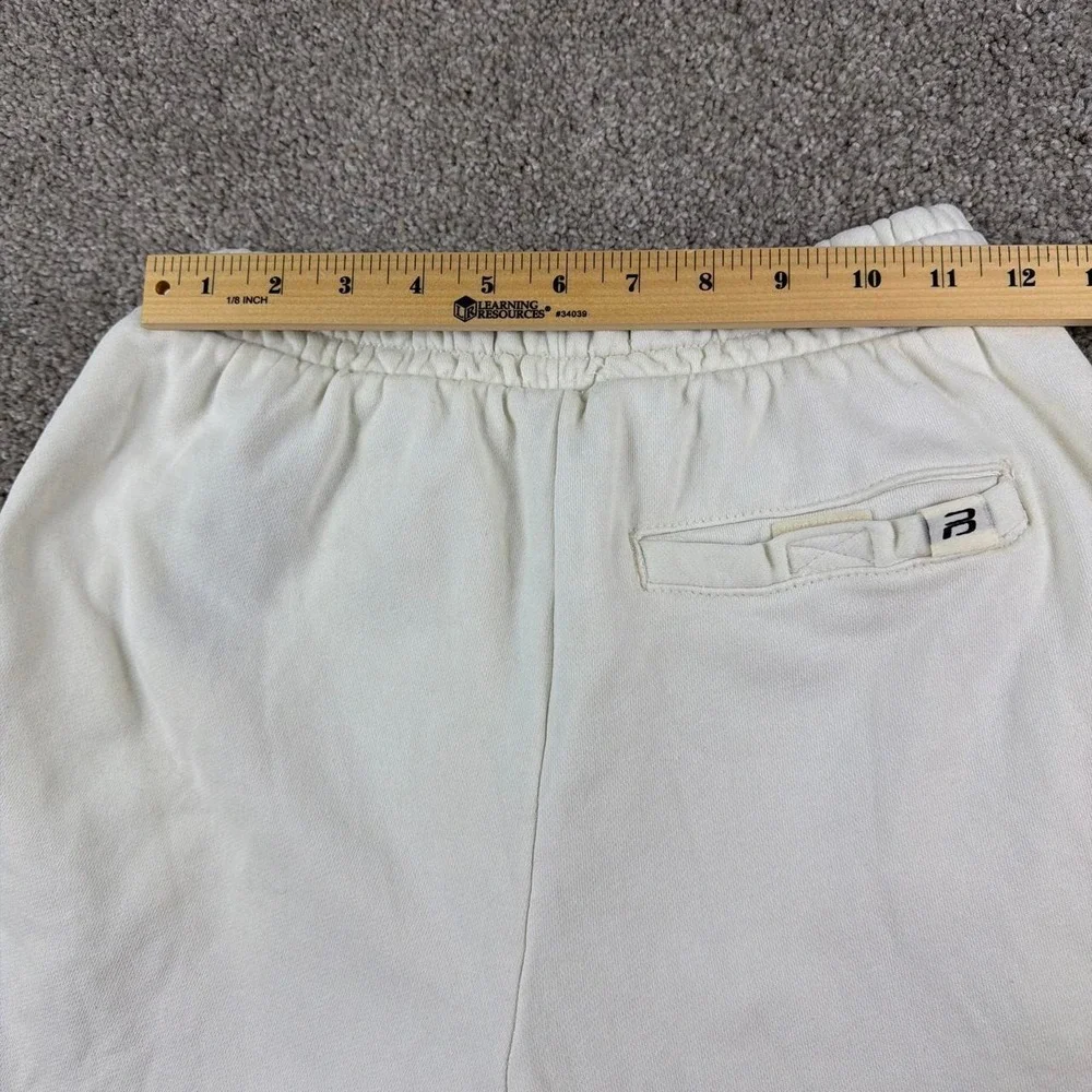 Pull & Bear Sweat Shorts Men's XS Cream Drawstring Lounge Casual Cotton Athletic